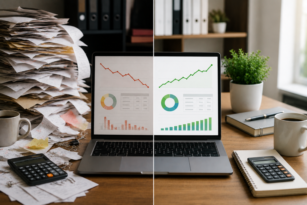 QuickBooks bookkeeping cleanup comparison